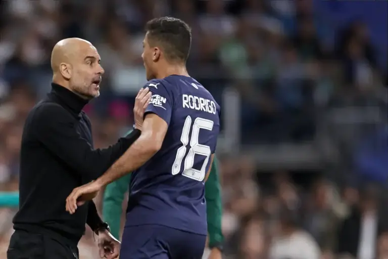 ‘They Have to Leave’: Rodri Real Madrid Comments Addressed by Manchester City Boss Guardiola