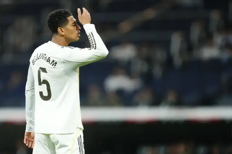 Awkward Moment Between Real Madrid Star Bellingham and Florentino Perez Goes Viral (VIDEO)